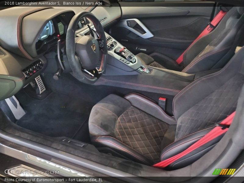Front Seat of 2018 Aventador S