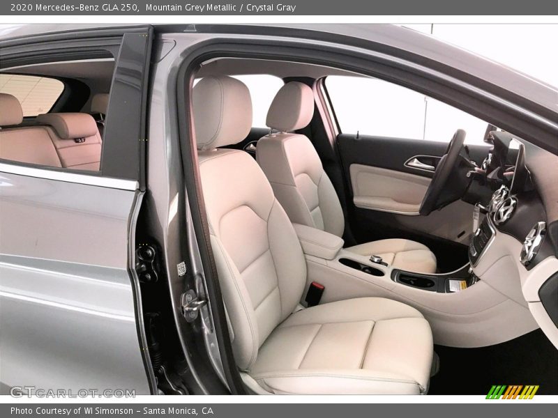  2020 GLA 250 Crystal Gray Interior