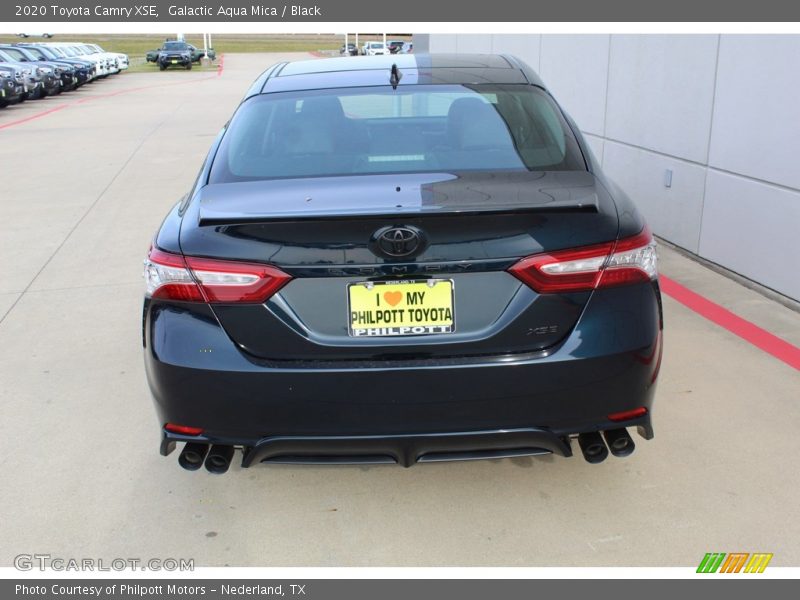 Galactic Aqua Mica / Black 2020 Toyota Camry XSE