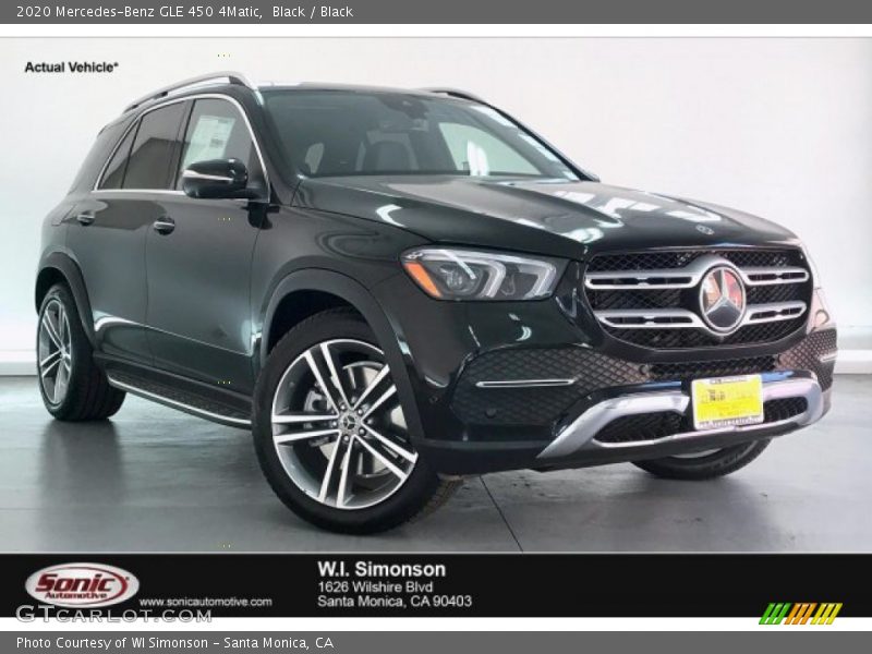 Black / Black 2020 Mercedes-Benz GLE 450 4Matic