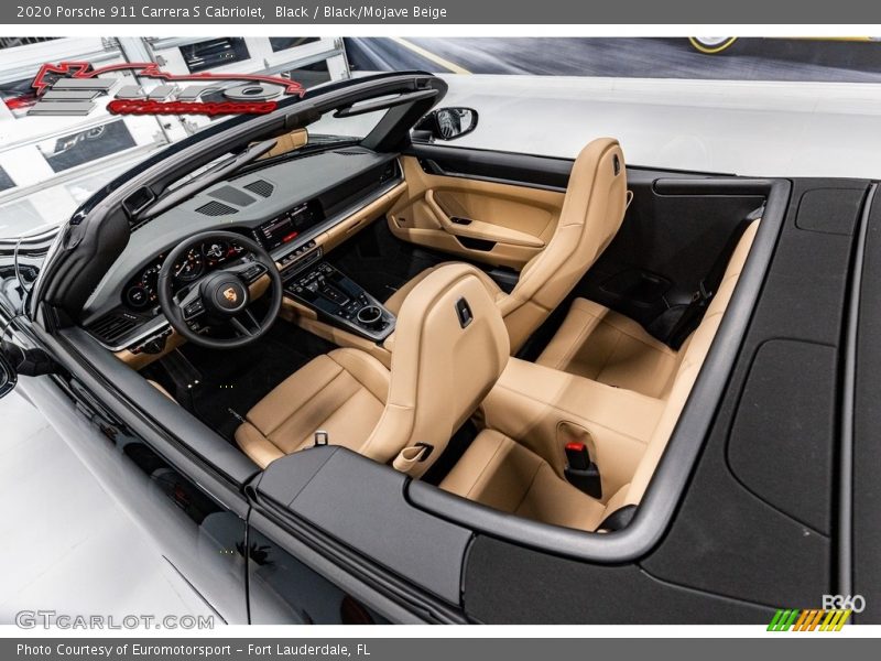 Black / Black/Mojave Beige 2020 Porsche 911 Carrera S Cabriolet