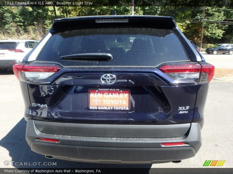 Blueprint / Light Gray 2019 Toyota RAV4 XLE AWD