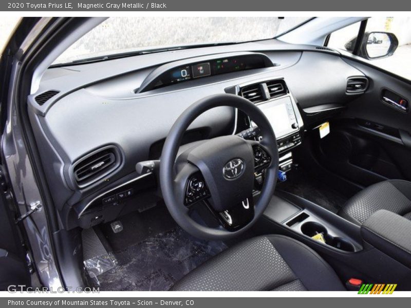 Magnetic Gray Metallic / Black 2020 Toyota Prius LE