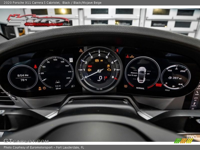  2020 911 Carrera S Cabriolet Carrera S Cabriolet Gauges