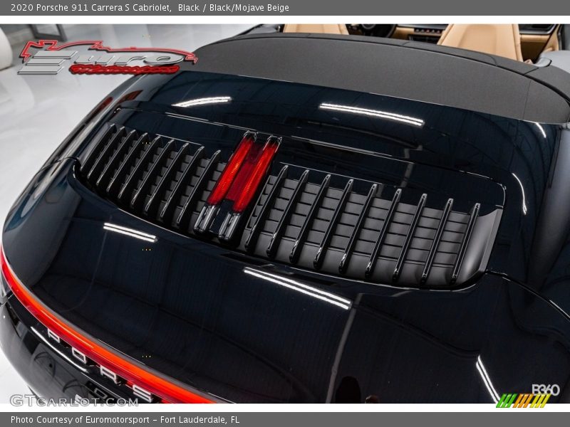 Black / Black/Mojave Beige 2020 Porsche 911 Carrera S Cabriolet