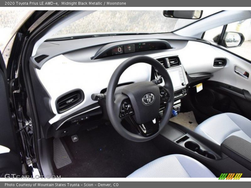 Midnight Black Metallic / Moonstone 2020 Toyota Prius LE AWD-e
