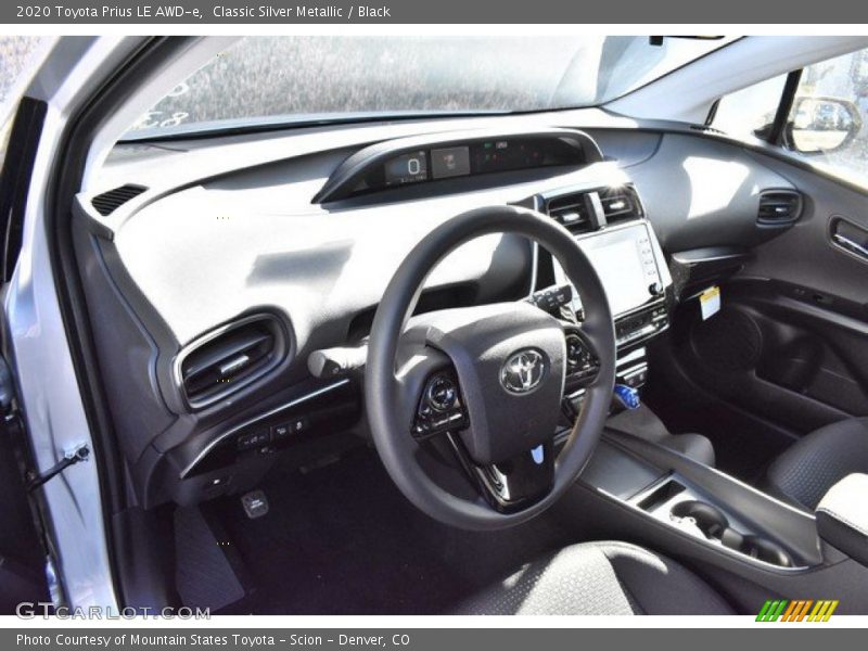 Classic Silver Metallic / Black 2020 Toyota Prius LE AWD-e