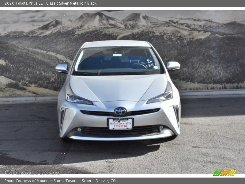 Classic Silver Metallic / Black 2020 Toyota Prius LE