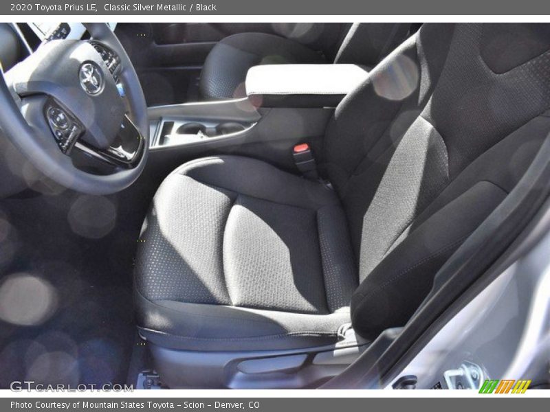 Classic Silver Metallic / Black 2020 Toyota Prius LE