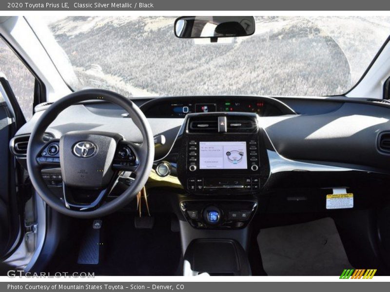 Classic Silver Metallic / Black 2020 Toyota Prius LE