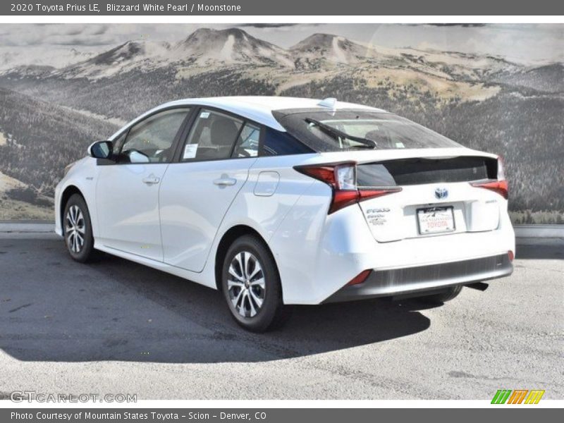 Blizzard White Pearl / Moonstone 2020 Toyota Prius LE