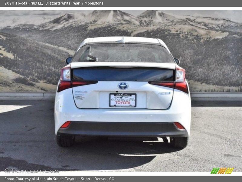 Blizzard White Pearl / Moonstone 2020 Toyota Prius LE