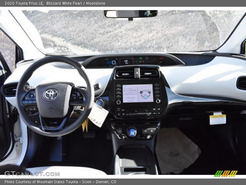 Blizzard White Pearl / Moonstone 2020 Toyota Prius LE