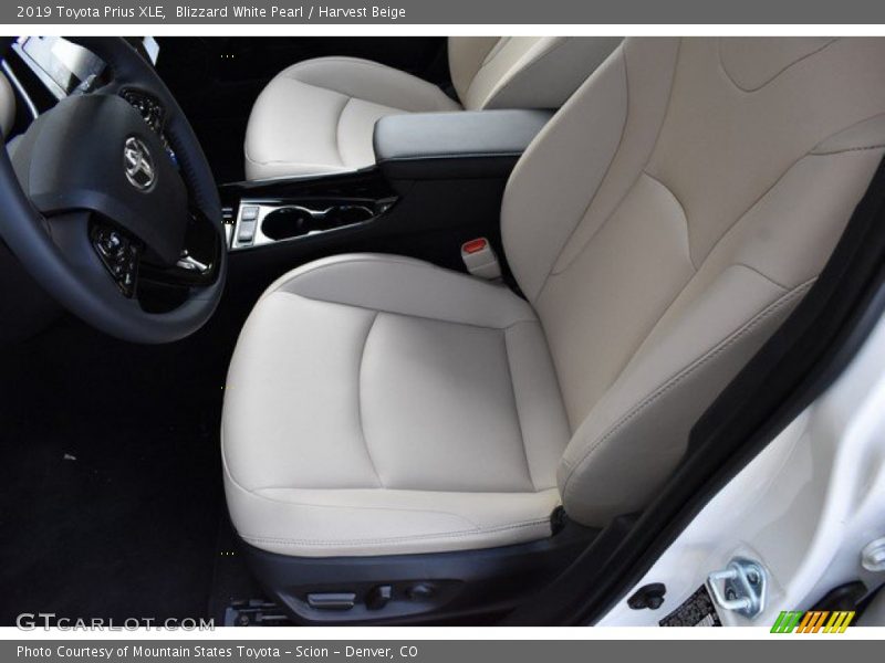 Blizzard White Pearl / Harvest Beige 2019 Toyota Prius XLE