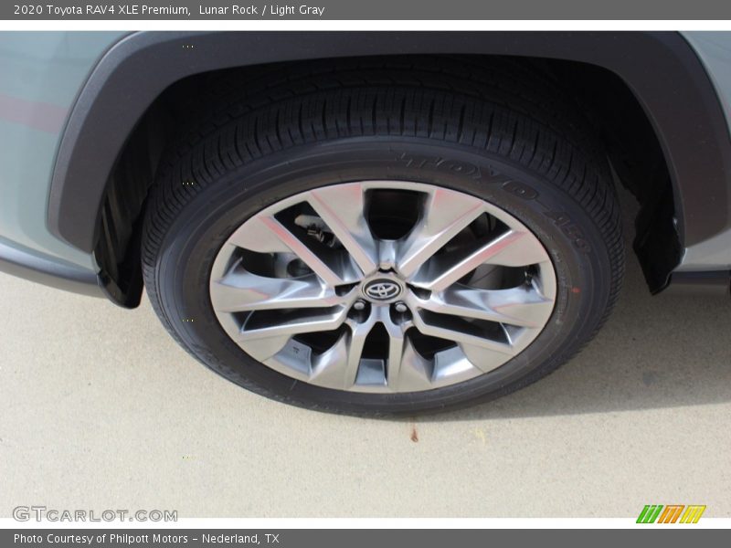 Lunar Rock / Light Gray 2020 Toyota RAV4 XLE Premium
