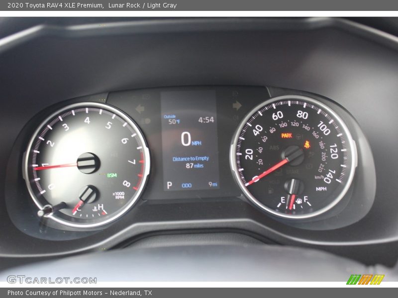 Lunar Rock / Light Gray 2020 Toyota RAV4 XLE Premium