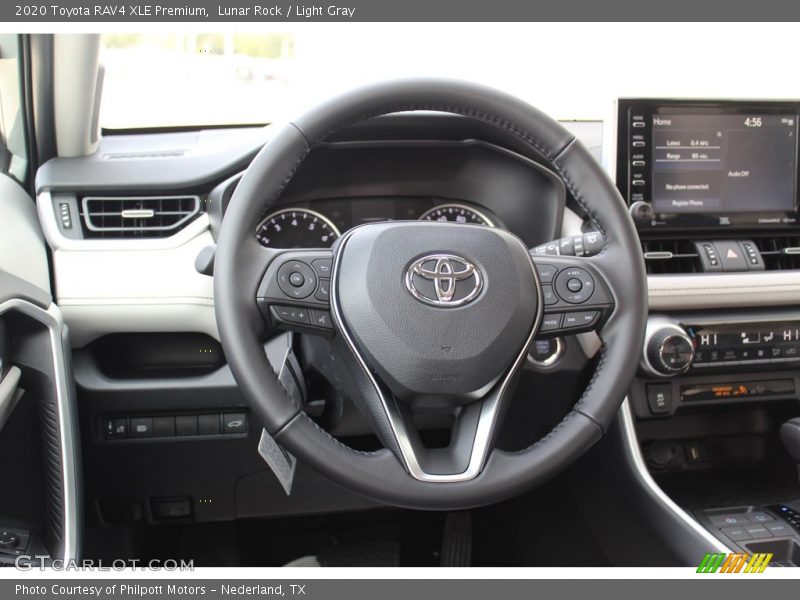 Lunar Rock / Light Gray 2020 Toyota RAV4 XLE Premium