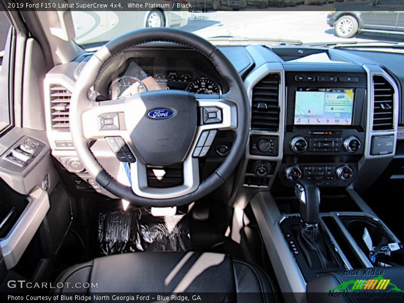 White Platinum / Black 2019 Ford F150 Lariat SuperCrew 4x4