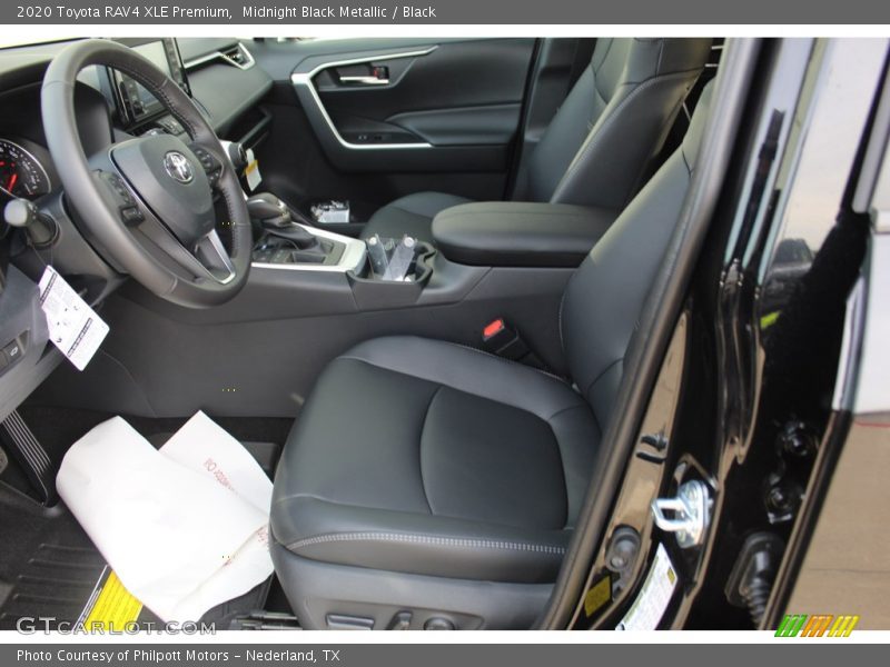 Midnight Black Metallic / Black 2020 Toyota RAV4 XLE Premium