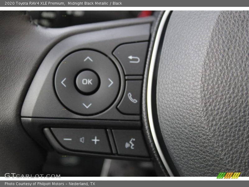 Midnight Black Metallic / Black 2020 Toyota RAV4 XLE Premium