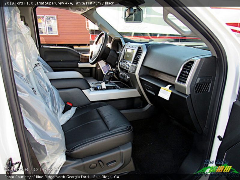 White Platinum / Black 2019 Ford F150 Lariat SuperCrew 4x4