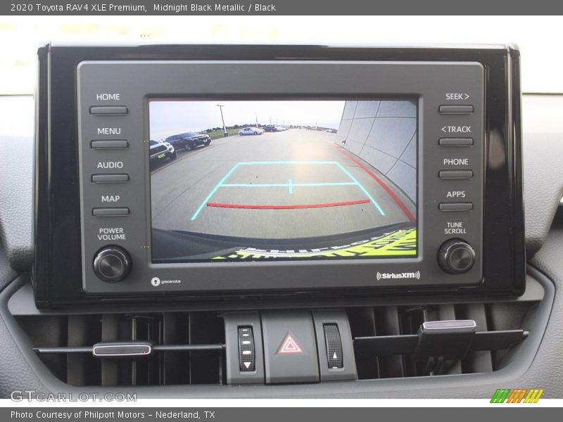 Midnight Black Metallic / Black 2020 Toyota RAV4 XLE Premium