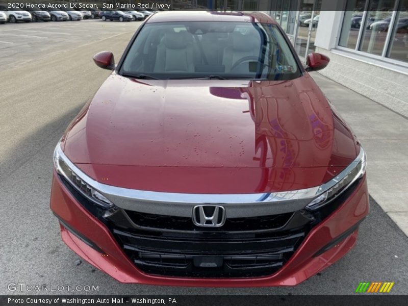 San Marino Red / Ivory 2020 Honda Accord LX Sedan