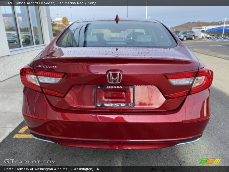 San Marino Red / Ivory 2020 Honda Accord LX Sedan