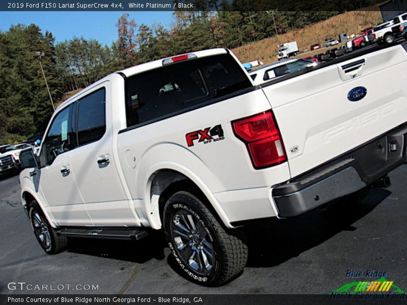 White Platinum / Black 2019 Ford F150 Lariat SuperCrew 4x4