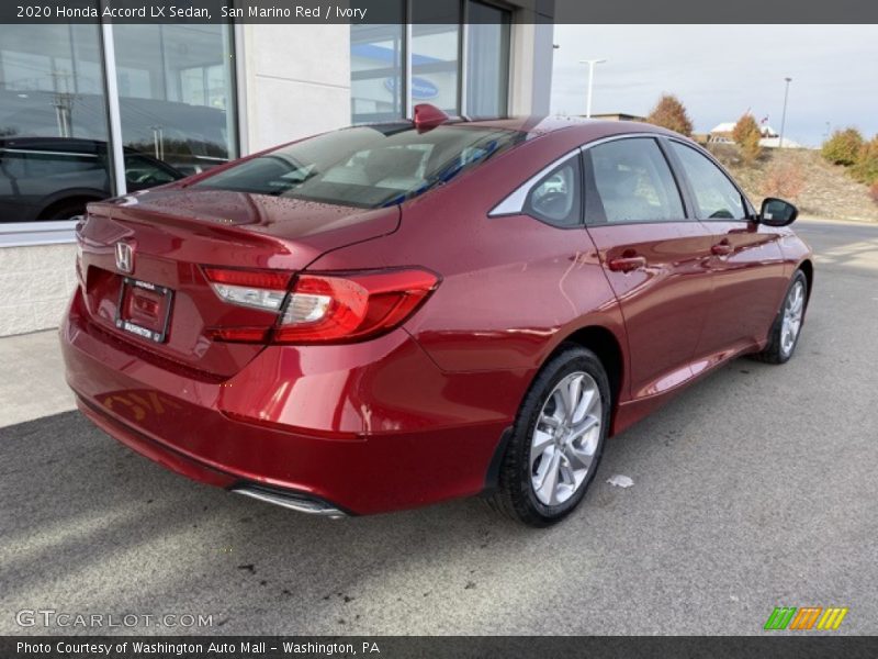 San Marino Red / Ivory 2020 Honda Accord LX Sedan