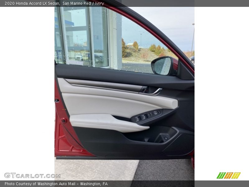 San Marino Red / Ivory 2020 Honda Accord LX Sedan