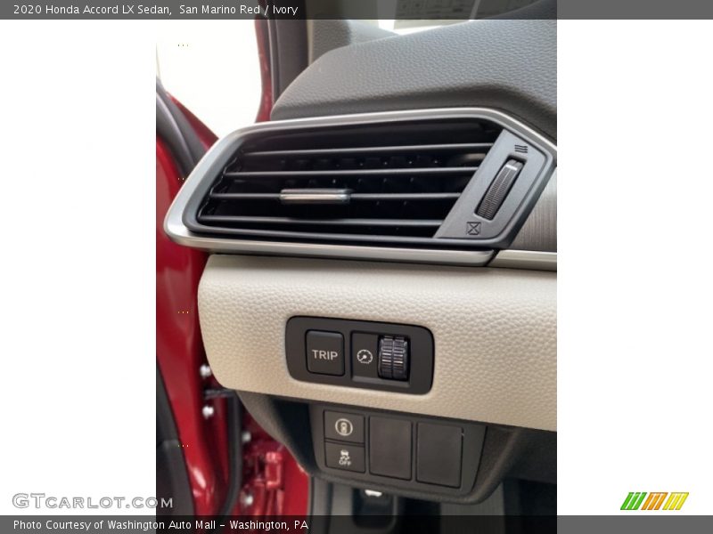San Marino Red / Ivory 2020 Honda Accord LX Sedan