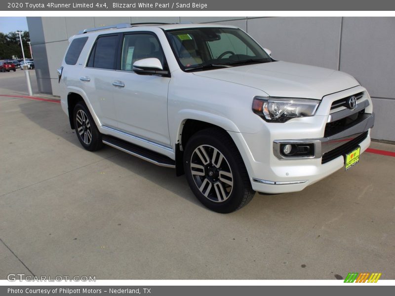 Blizzard White Pearl / Sand Beige 2020 Toyota 4Runner Limited 4x4