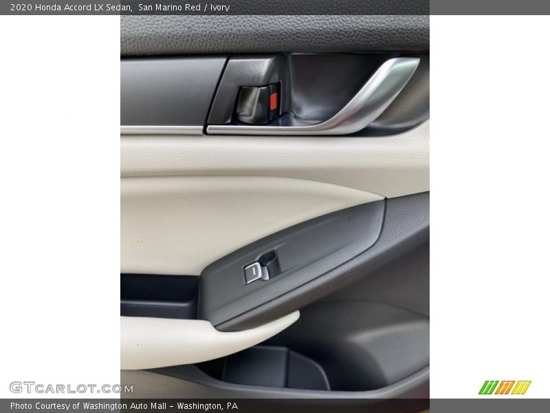 San Marino Red / Ivory 2020 Honda Accord LX Sedan