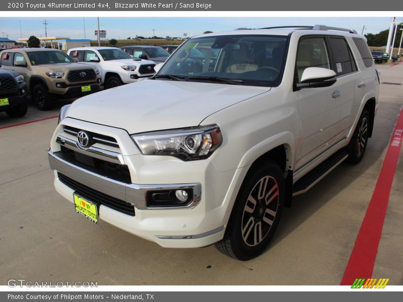 Blizzard White Pearl / Sand Beige 2020 Toyota 4Runner Limited 4x4