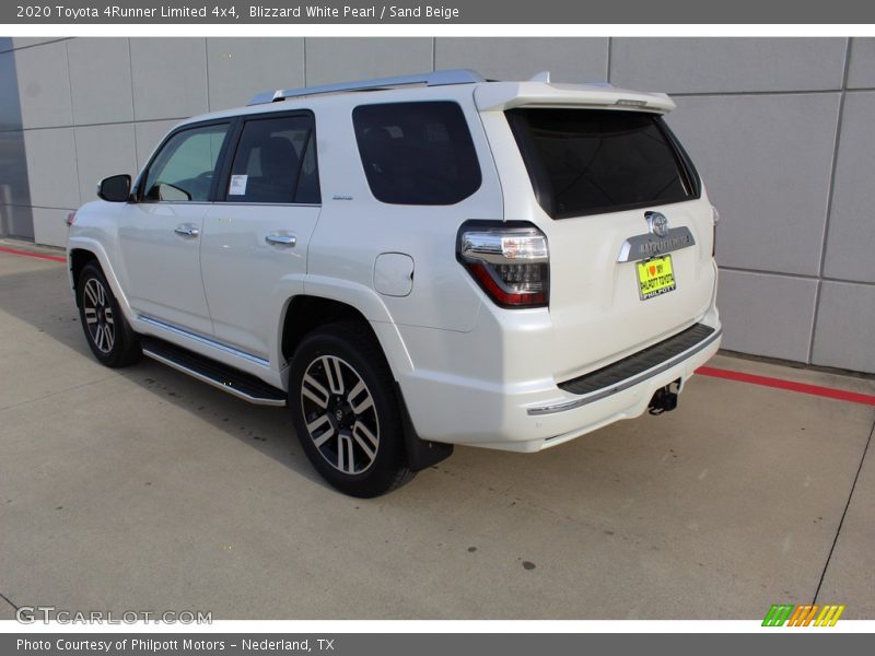 Blizzard White Pearl / Sand Beige 2020 Toyota 4Runner Limited 4x4