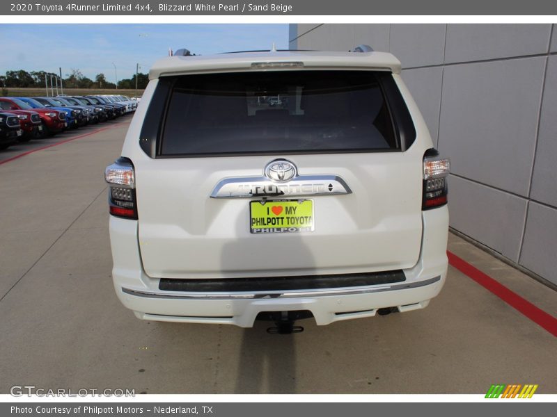 Blizzard White Pearl / Sand Beige 2020 Toyota 4Runner Limited 4x4
