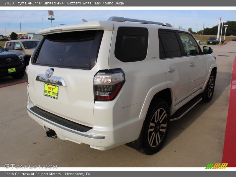 Blizzard White Pearl / Sand Beige 2020 Toyota 4Runner Limited 4x4
