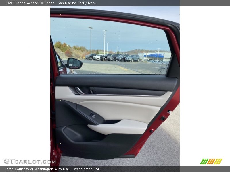 San Marino Red / Ivory 2020 Honda Accord LX Sedan
