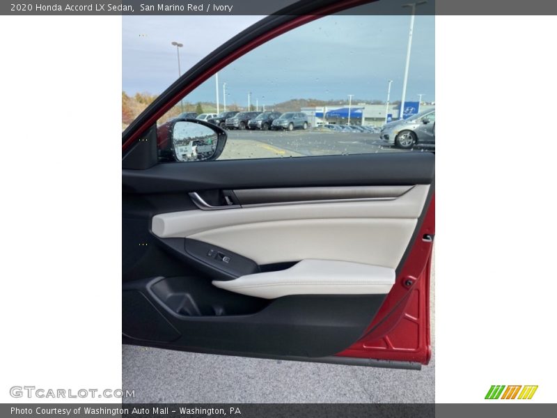 San Marino Red / Ivory 2020 Honda Accord LX Sedan