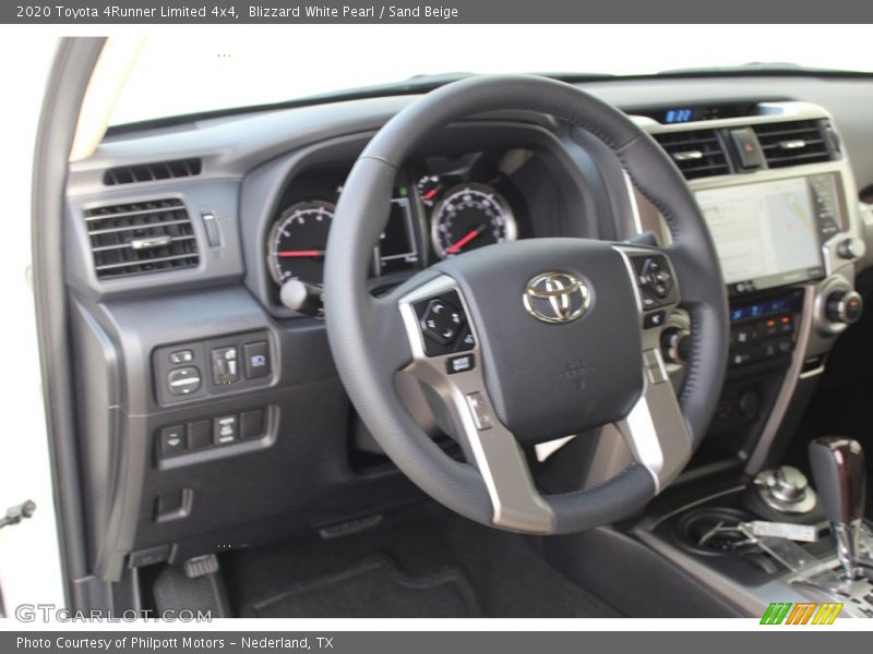 Blizzard White Pearl / Sand Beige 2020 Toyota 4Runner Limited 4x4