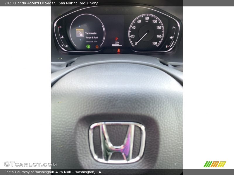 San Marino Red / Ivory 2020 Honda Accord LX Sedan