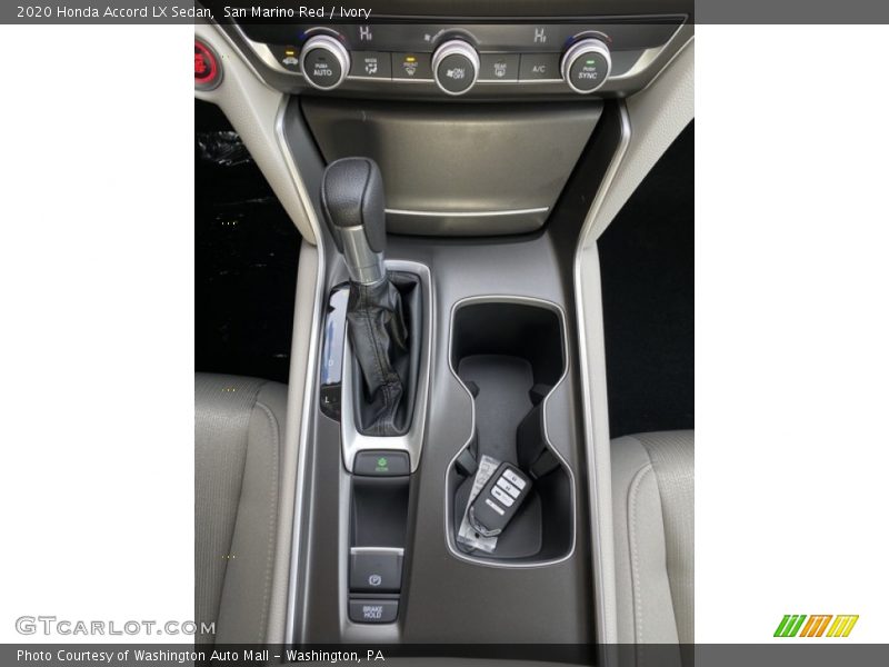 San Marino Red / Ivory 2020 Honda Accord LX Sedan