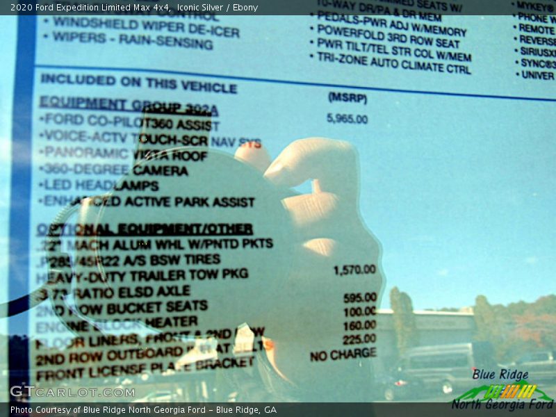 Iconic Silver / Ebony 2020 Ford Expedition Limited Max 4x4