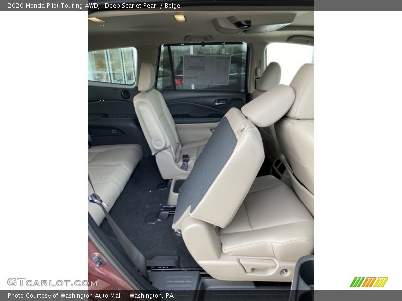 Deep Scarlet Pearl / Beige 2020 Honda Pilot Touring AWD
