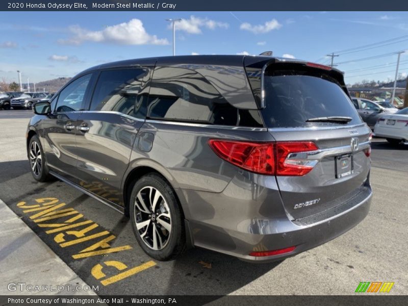 Modern Steel Metallic / Gray 2020 Honda Odyssey Elite