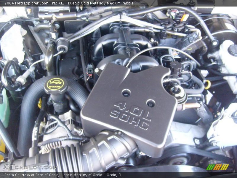 Pueblo Gold Metallic / Medium Pebble 2004 Ford Explorer Sport Trac XLS