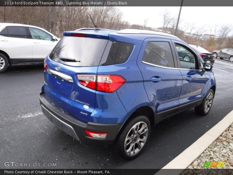 Lightning Blue Metallic / Ebony Black 2019 Ford EcoSport Titanium 4WD