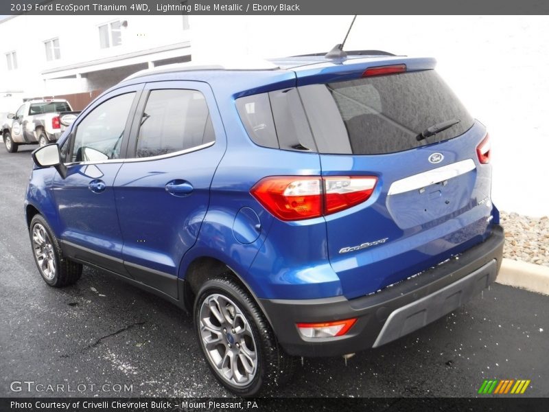 Lightning Blue Metallic / Ebony Black 2019 Ford EcoSport Titanium 4WD