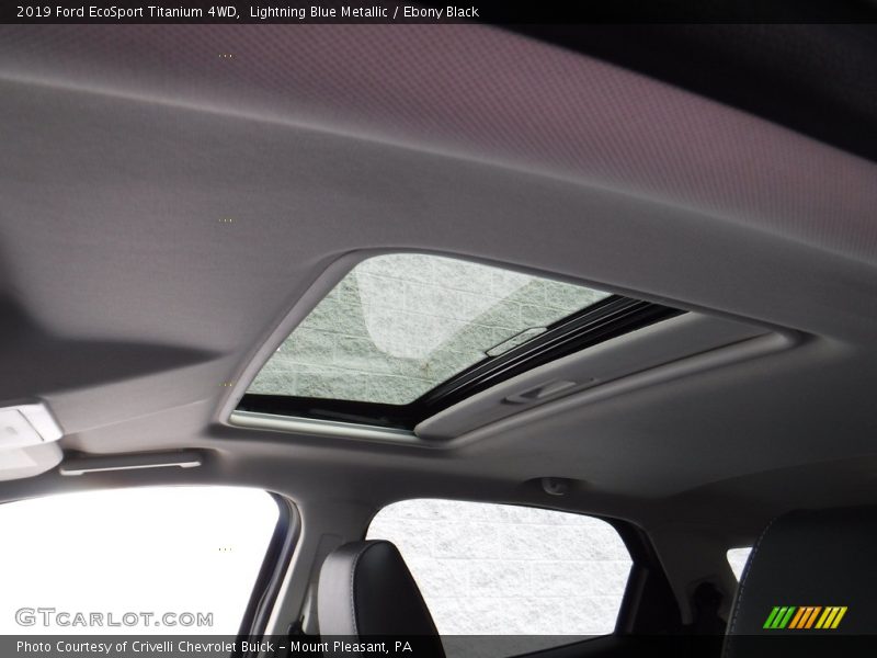 Lightning Blue Metallic / Ebony Black 2019 Ford EcoSport Titanium 4WD